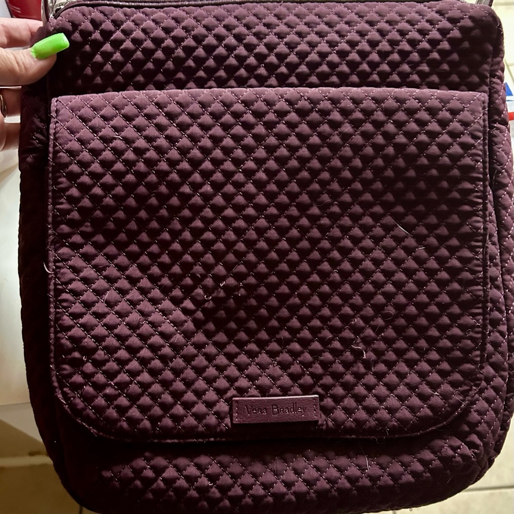 Vera Bradley Quilted Burgundy Bag